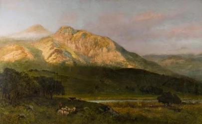Východ slunce na Loughrigg, Cumbria